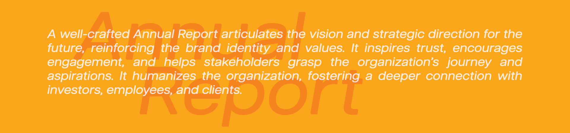 Annual Reports – Simply Indispensable