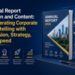 Annual Report Design and Content: Accelerating Corporate Storytelling with Precision, Strategy and Speed