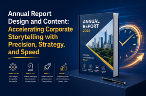 Annual Report Design and Content: Accelerating Corporate Storytelling with Precision, Strategy and Speed