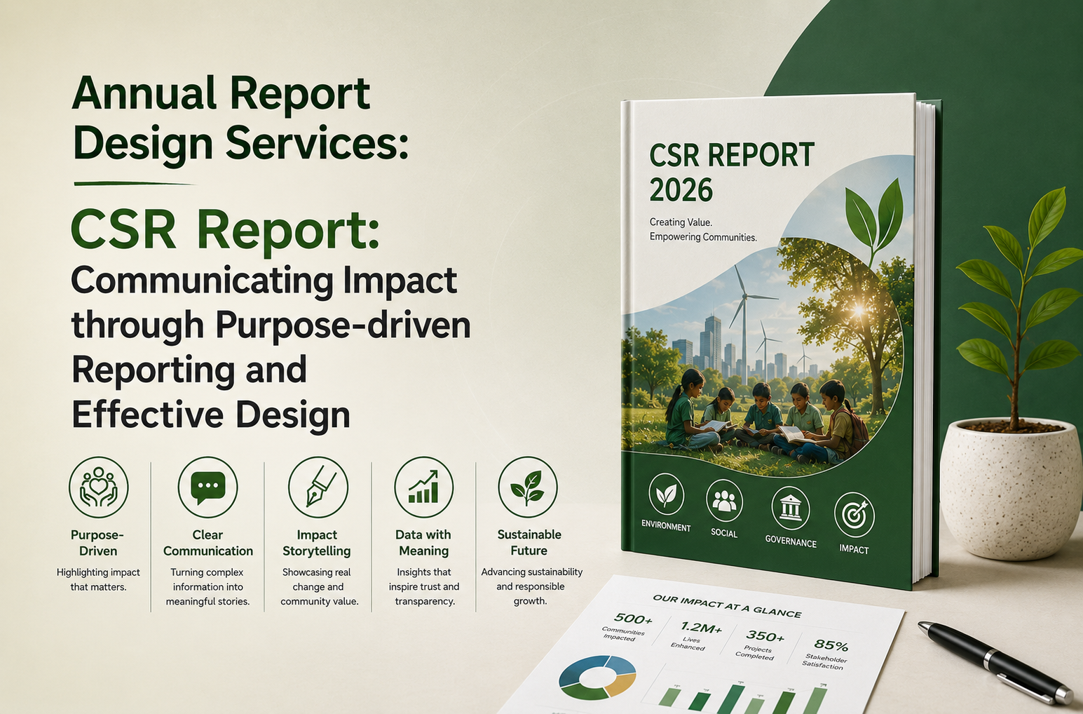 CSR Report: Communicating Impact through Purpose-driven Reporting and Effective Design